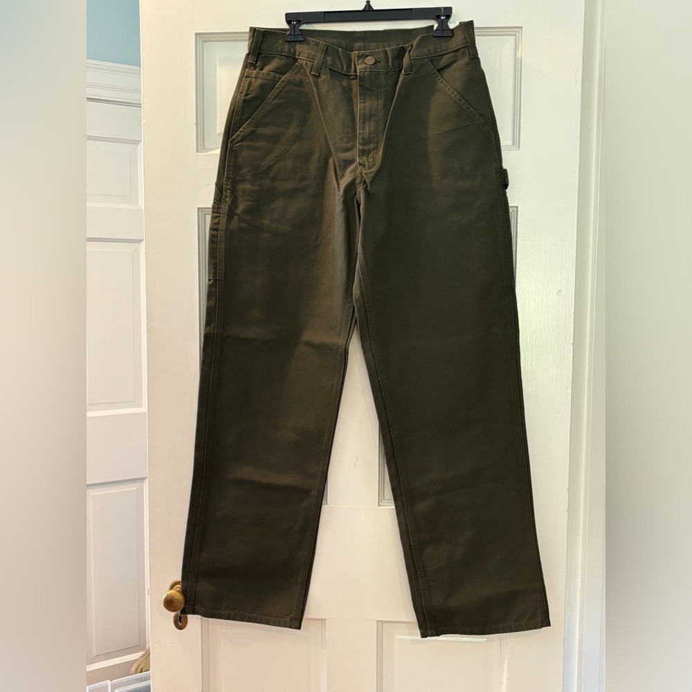 NWT Carhartt size 32x32 washed duck work dungarees